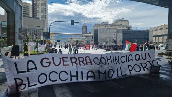 Genova: porto paralizzato! Una forte giornata di lotta che indica la strada per un’opposizione di classe al riarmo e all’economia di guerra – SI Cobas