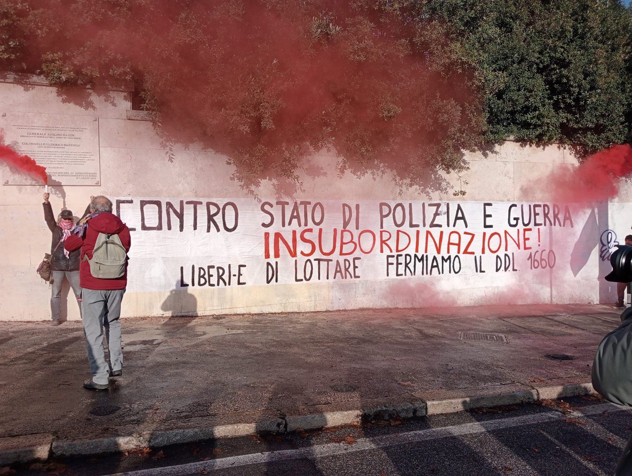 La manifestazione del 14 dicembre a Roma, e l’intervento della Rete Libere/i di lottare