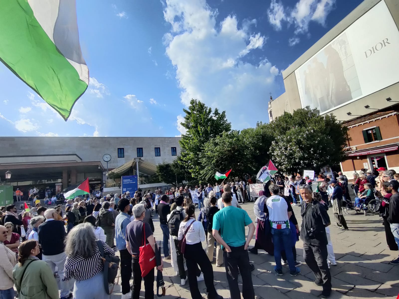 Presidio per Gaza e la Palestina – Venezia, 18 maggio (la cronaca su “Pressenza”)