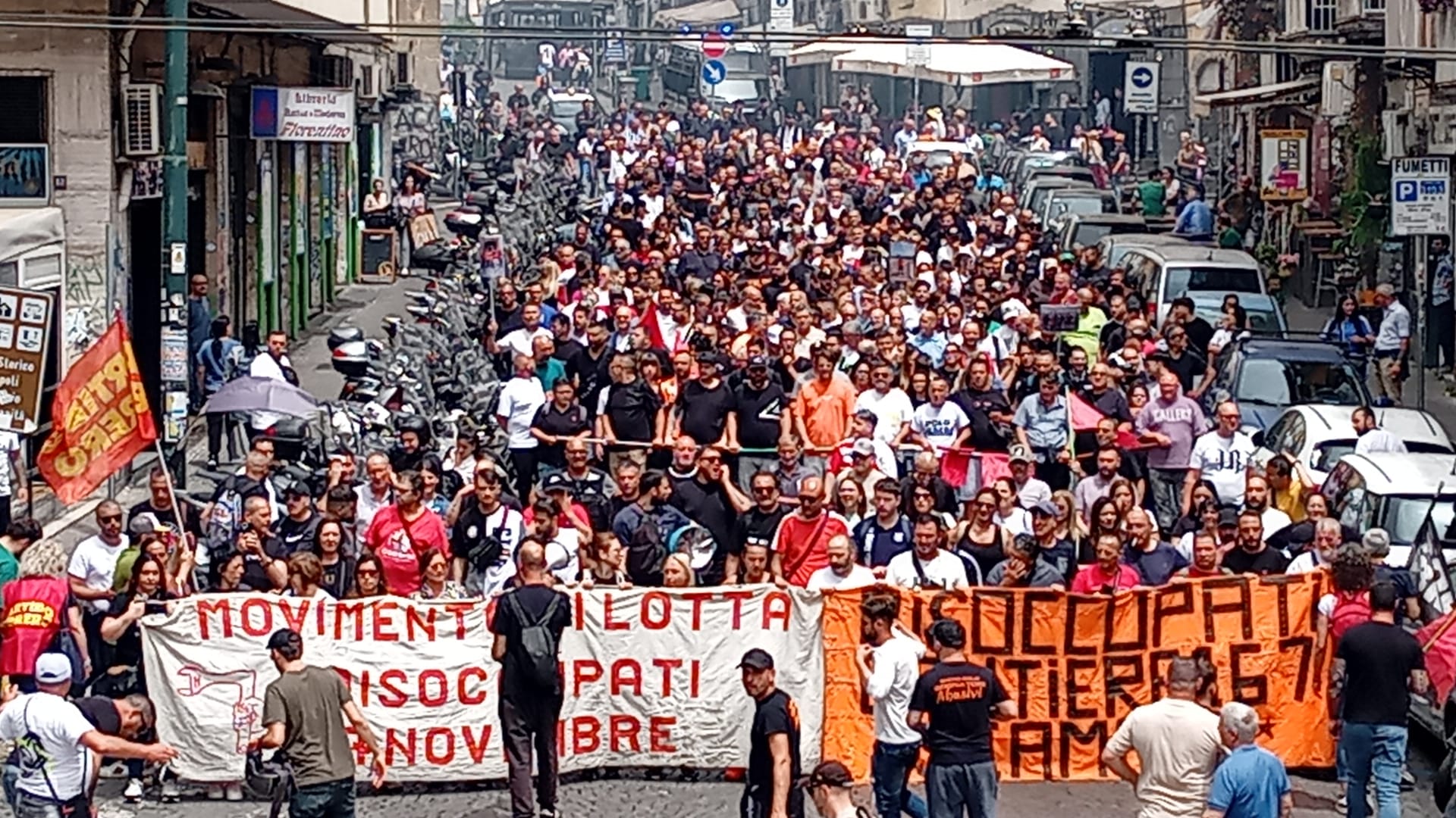 Napoli: sosteniamo la lotta dei disoccupati organizzati, mobilitati per il rispetto degli accordi strappati! – Movimento 7 novembre, Scampia 167