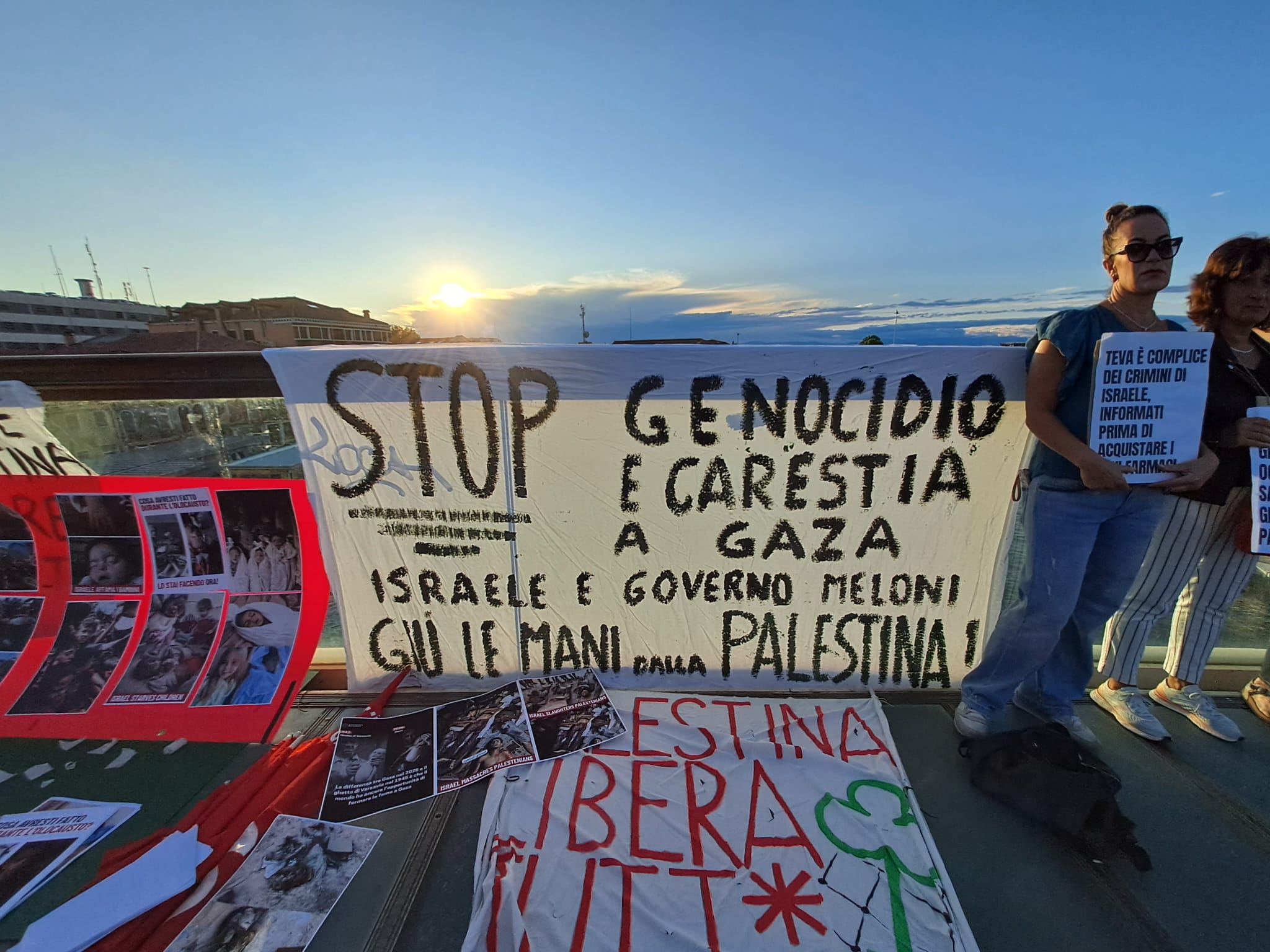 Un ponte per Gaza. A Venezia contro il genocidio e con la resistenza del popolo palestinese