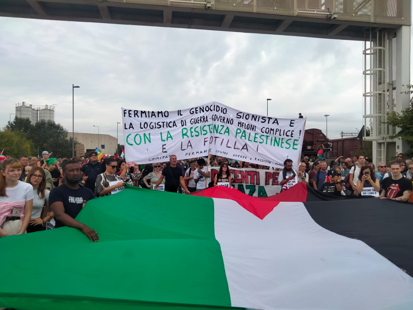 Da Marghera-Venezia: blocco del porto per molte ore, Palestina vincerà