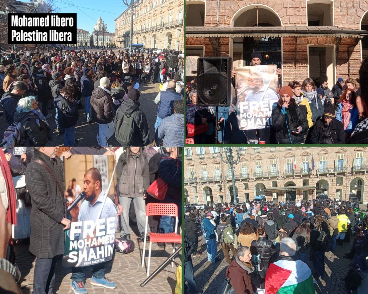 Da Torino: Mohamed Shahin libero subito! Palestina libera!