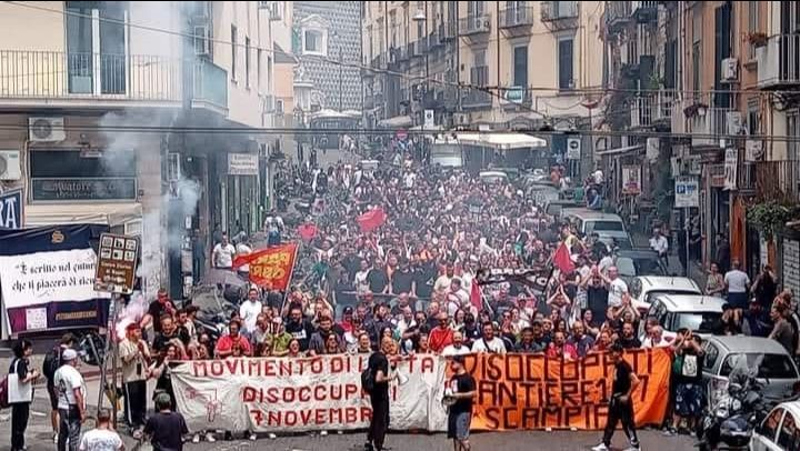 Verso una grande assemblea nazionale a Napoli il 31 gennaio 2026 per le necessità sociali e di classe, contro la corsa alla guerra e all’economia di guerra – Movimento dei disoccupati organizzati 7 novembre