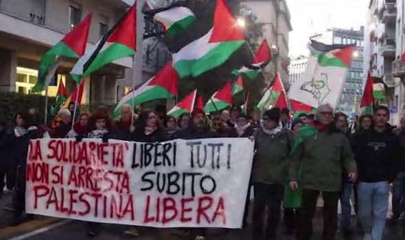 Arrestati per solidarietà alla Palestina – SI Cobas Torino, Napoli, Genova