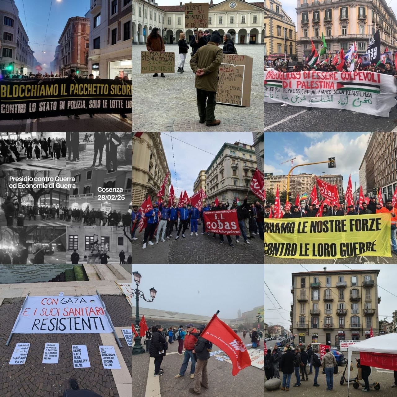 Sabato 28 febbraio. Contro tutte le guerre del capitale, a cominciare dal genocidio di Gaza e dalla guerra all’Iran!