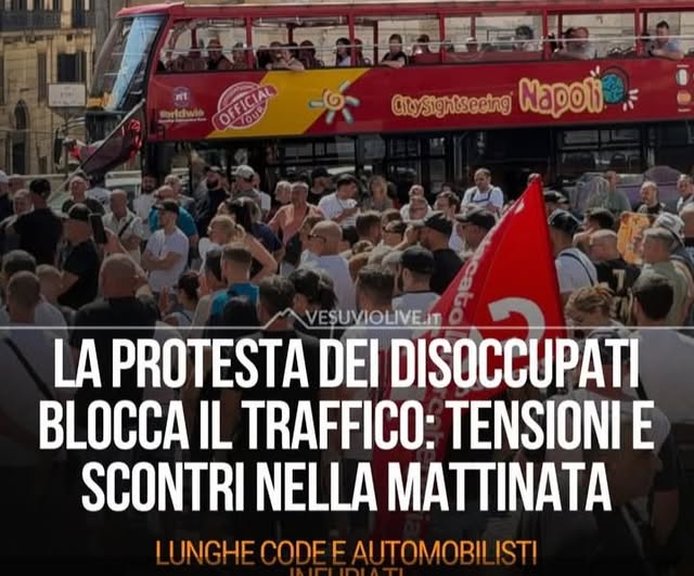 Ancora una provocazione delle istituzioni contro il movimento dei disoccupati organizzati di Napoli!
